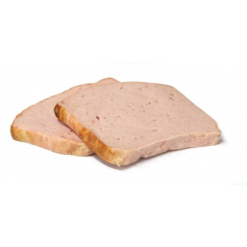 Polpettone Leberkäse tagliato a fette
