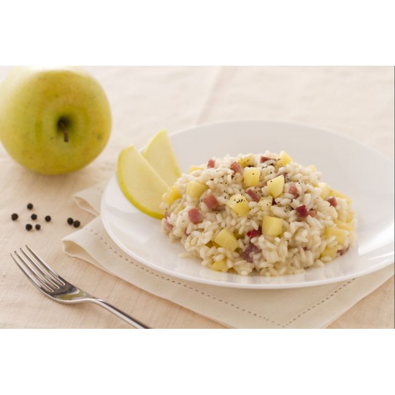 Risotto mele e Speck