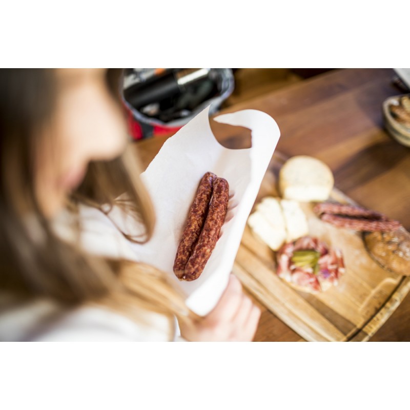 Kaminwurzen con pane