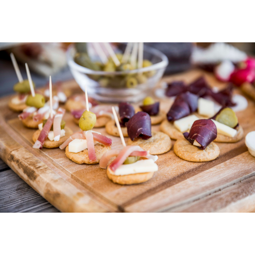 Mini Schüttelbrot farciti con formaggio e salumi
