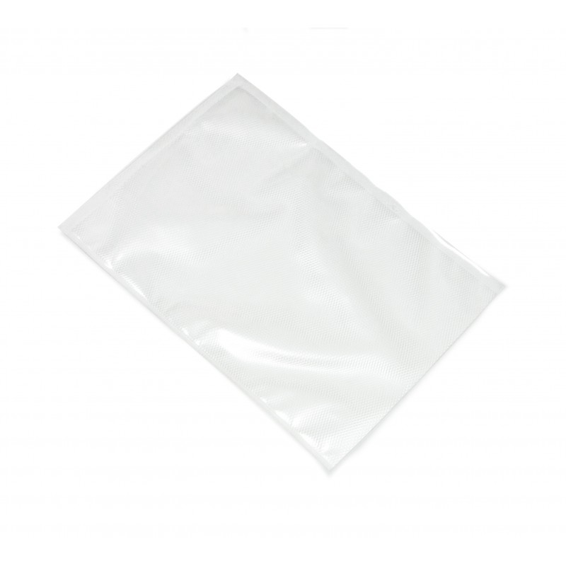 100 sacchetti 25 cm x 35 cm goffrati