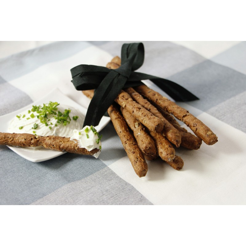 Grissini Multicereali con formaggio spalmabile, perfetti a colazione