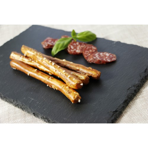 Grissini Brezel con salame