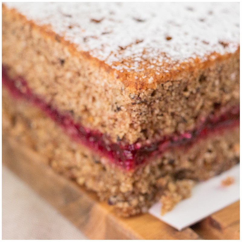 Torta di grano saraceno, farcita con marmellata...
