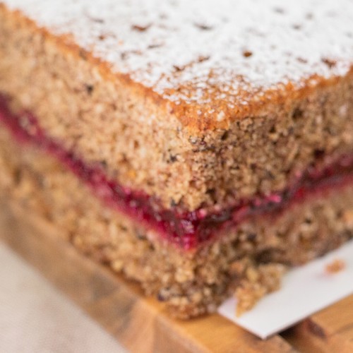 Torta di grano saraceno, farcita con marmellata di mirtilli rossi. 1,2 kg