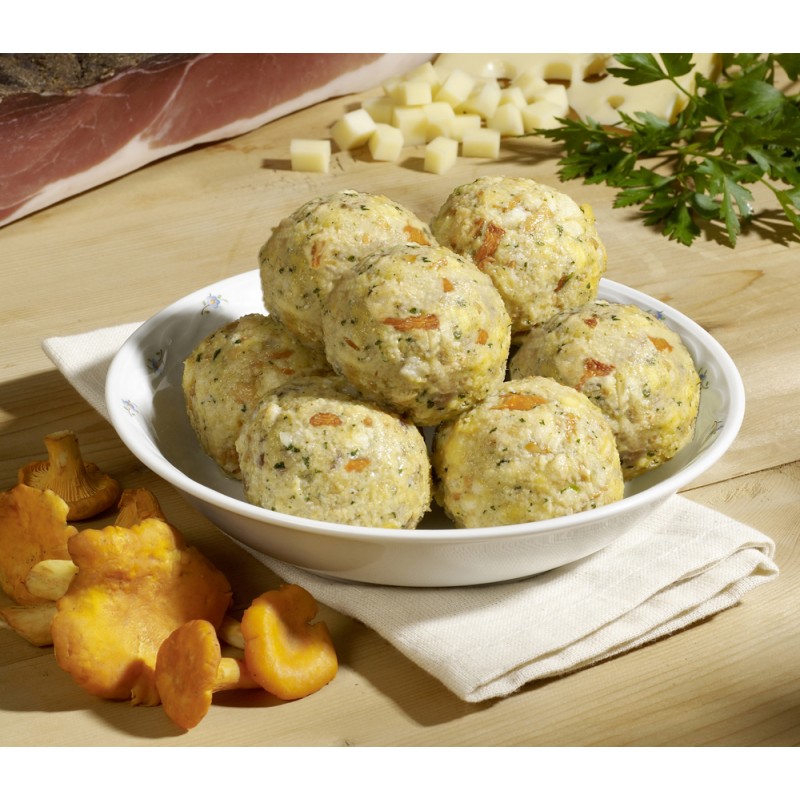 Canederli ai finferli