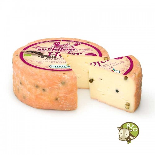 Formaggio biologico al Pepe Verde Formaggio biologico al Pepe Verde