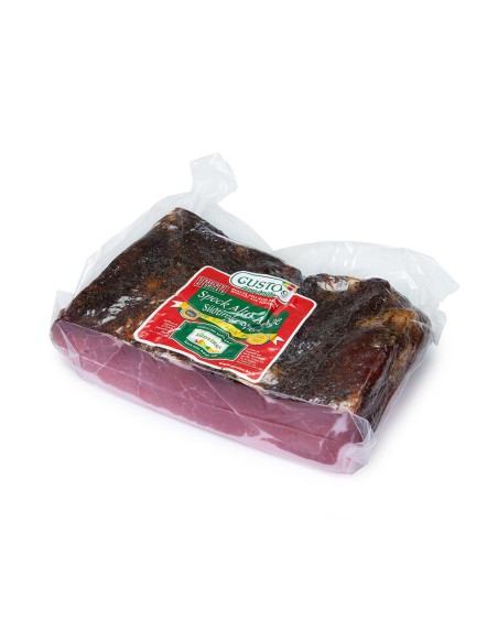 Speck Alto Adige IGP squadrato metà senza cotenna - 2,2 KG