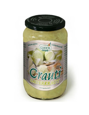 Confezione di  crauti al naturale