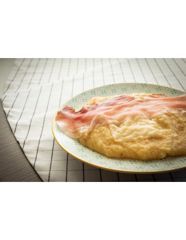 polenta con formaggio e speck
