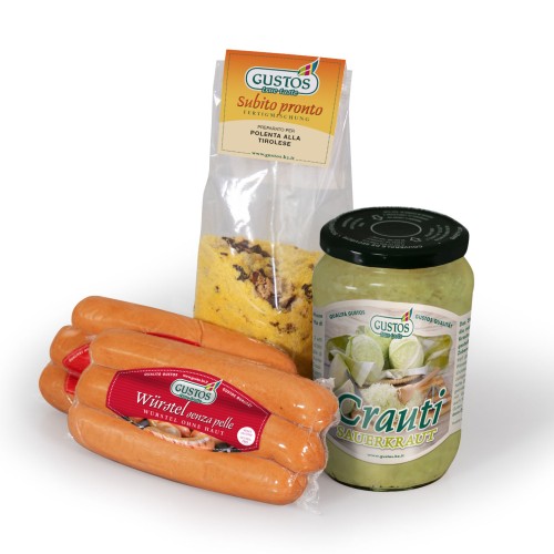 Polenta würstel e crauti