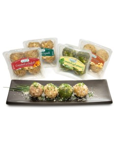 Degustazione di canederli: speck, formaggi, finferli e spinaci