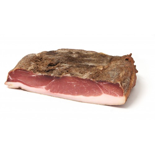 Mezza baffa di Speck affumicato
