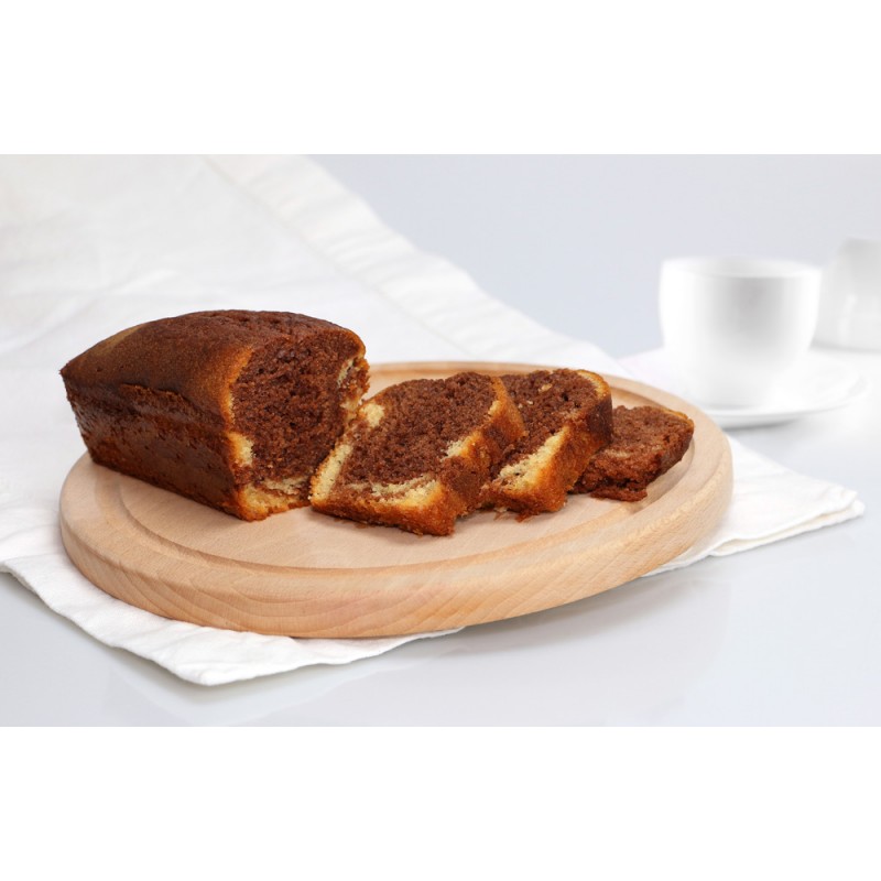 Torta marmorizzata servita a tavola