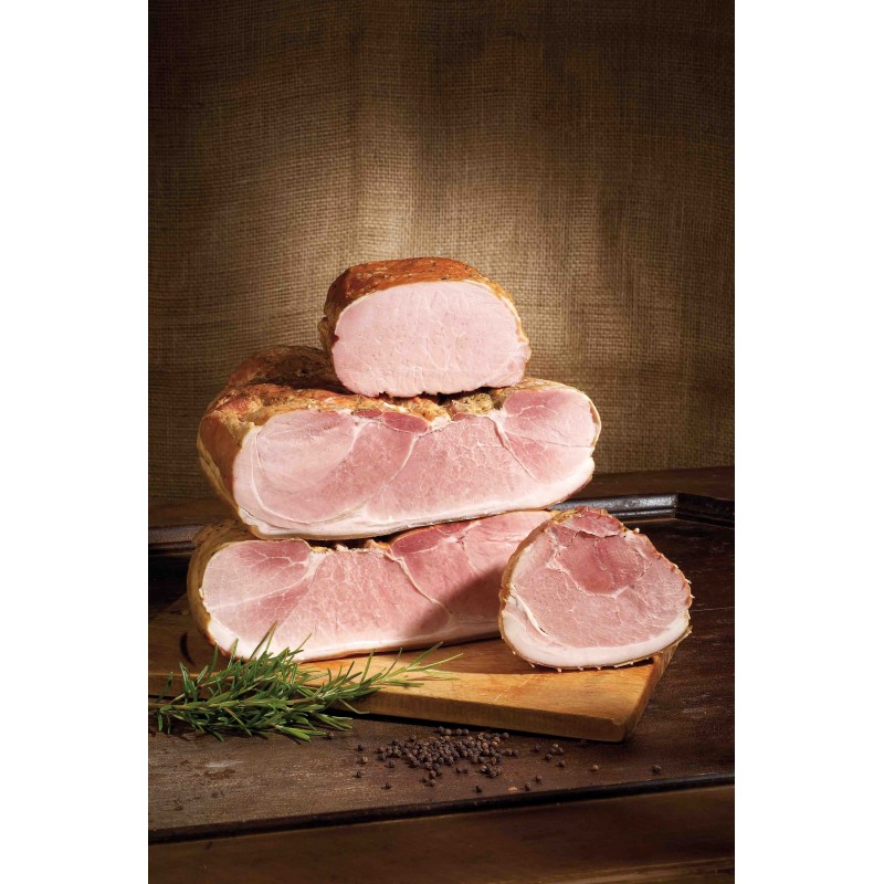 Prosciutto cotto alla tirolese su tagliere