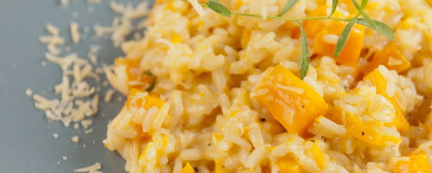 risotto zucca autunno