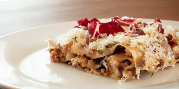 Lasagne Speck e radicchio